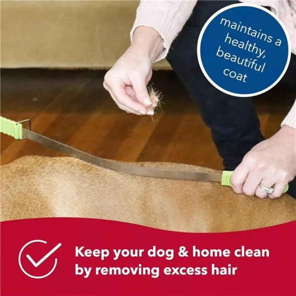 Pet Safari Dual-Sided Dog Shedding Blade - Stainless Steel Grooming Blade